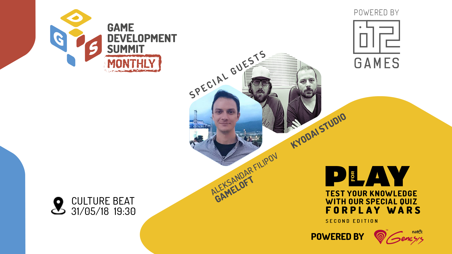 Студиата GameLoft и Kyodai са специални гости на  седмото издание на Game Dev Summit Monthly