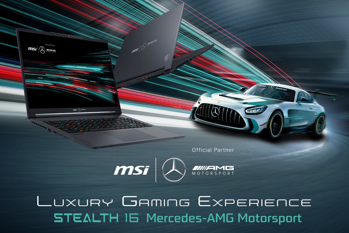 MSI обяви партньорство с Mercedes-AMG