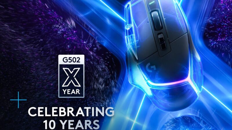 Logitech G празнува 10 години от излизането на легендарната геймърска мишка G502