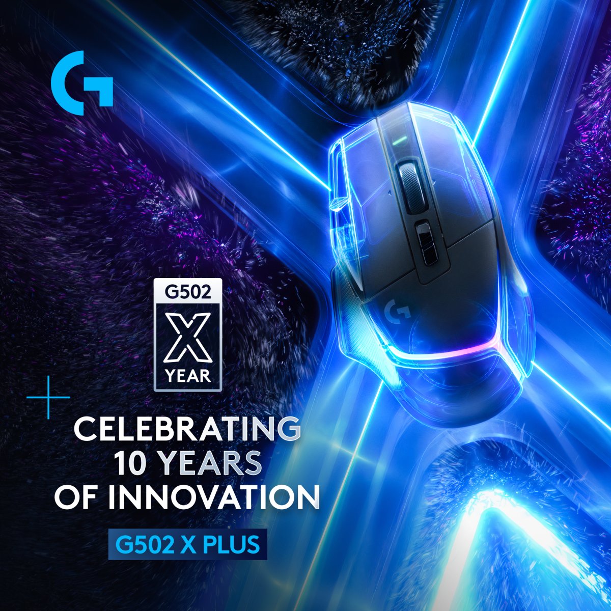 Logitech G празнува 10 години от излизането на легендарната геймърска мишка G502