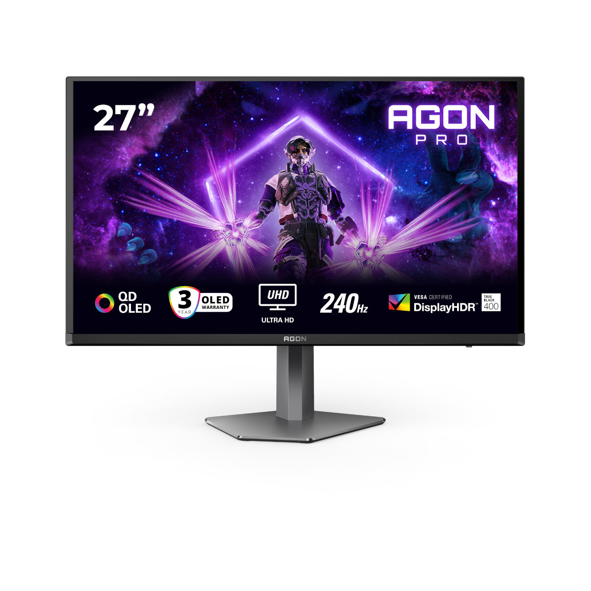 AGON by AOC разкрива QD-OLED монитор с 240 Hz и UHD резолюция