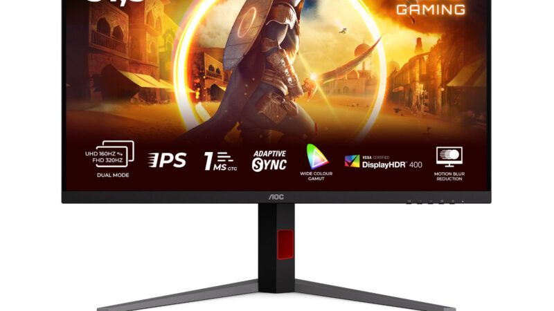 AGON by AOC: Два монитора за високопроизводителни игри с честота на опресняване от 320 Hz
